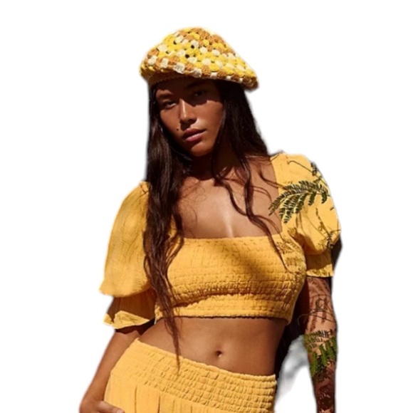Free People Accessories - LMT: NWOT Free People Crochet Beret